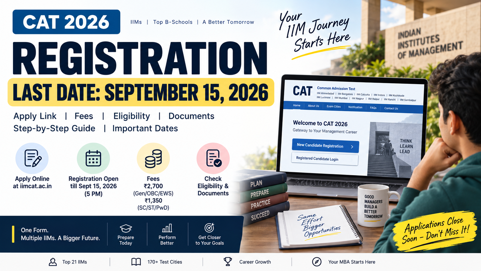 CAT 2026 registration last date