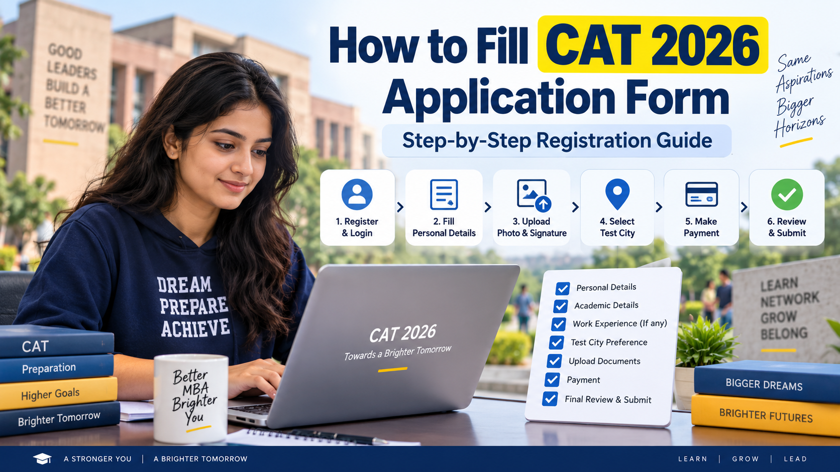 how to fill CAT 2026 application form