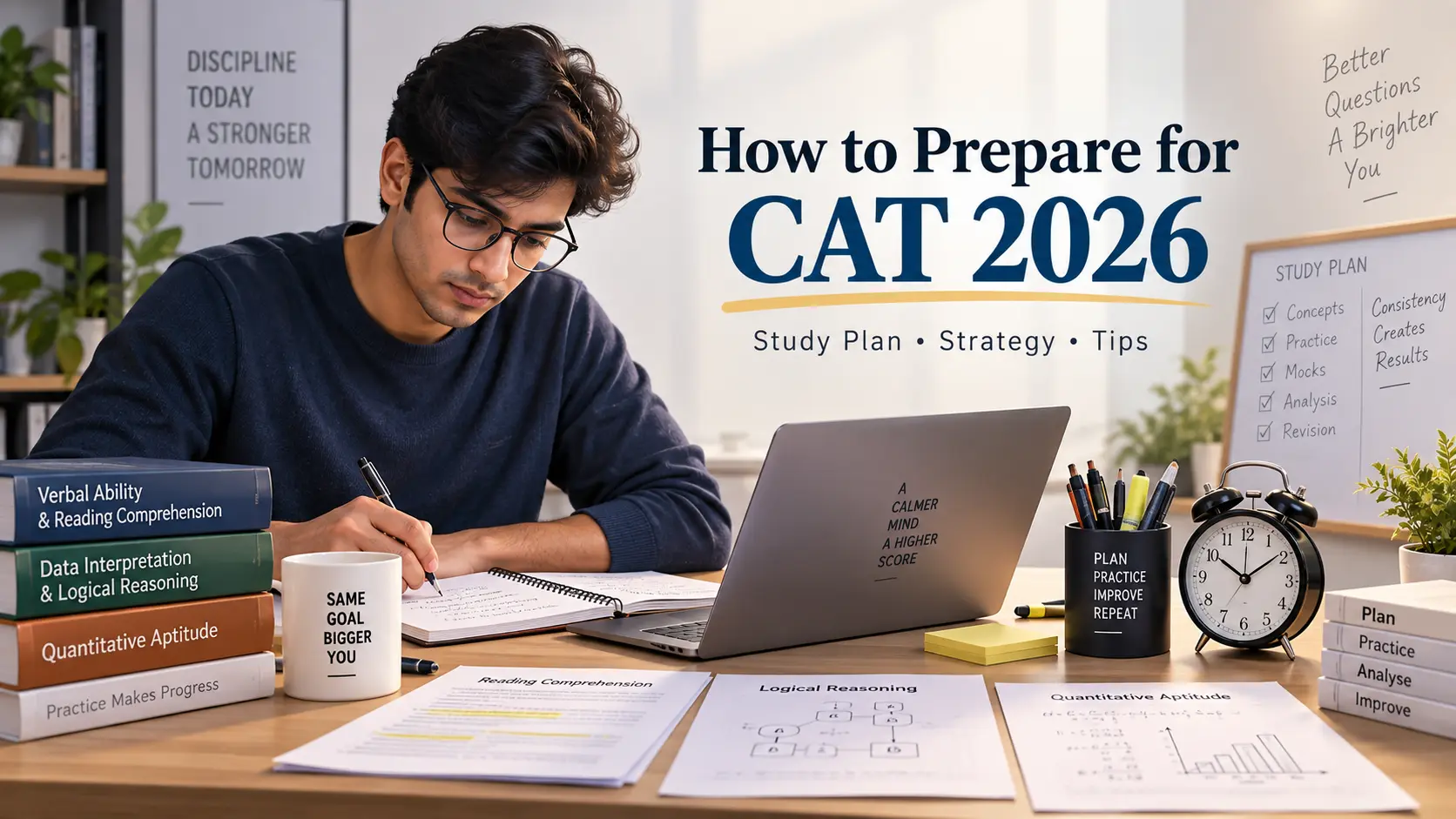 How to Prepare for CAT 2026: Section-Wise Strategy, Study Plan & Preparation Tips