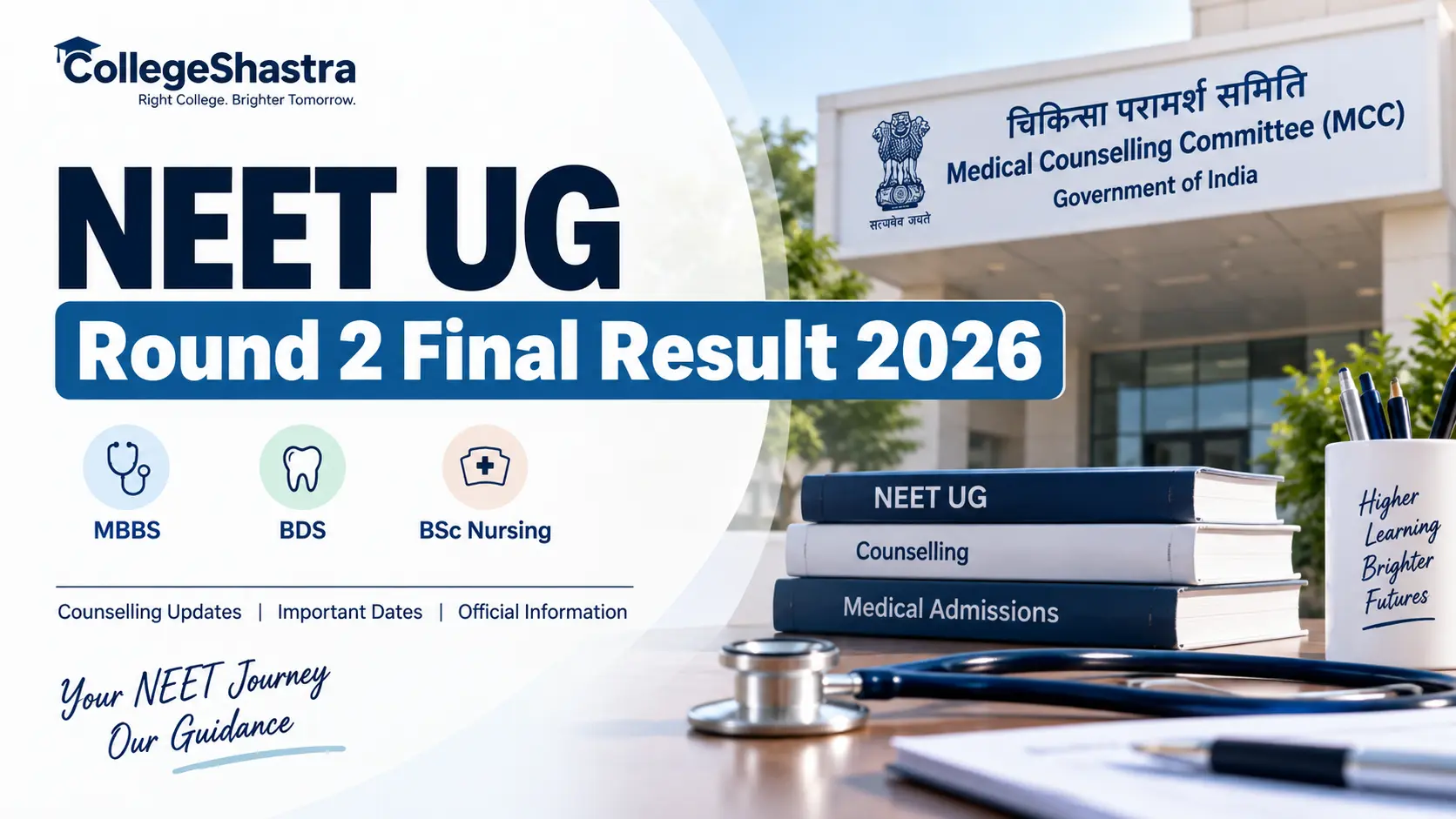 MCC NEET UG Round 2 Final Result 2026 at mcc.nic.in